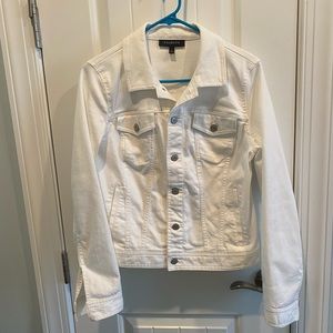 Like new White denim jacket by Talbots